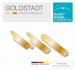 Zestaw RUCK® GOLDSTADT professional złota klamra połówka 0,10mm, 50szt