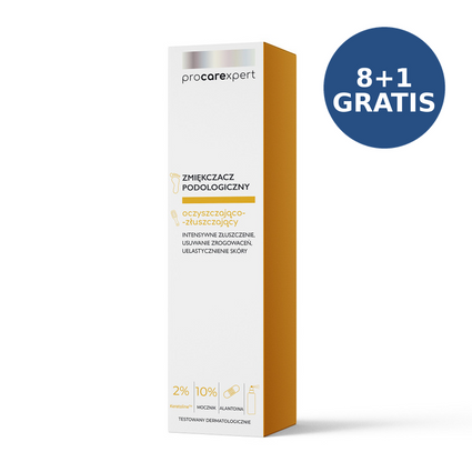 ProCareXpert Zmiękczacz podologiczny oczyszczająco-złuszczający 150 ml, 8+1 GRATIS