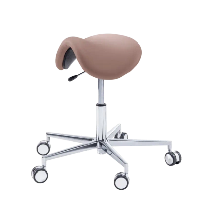 Taboret podologiczny RUCK STOOL saddle taupe krótki podnośnik