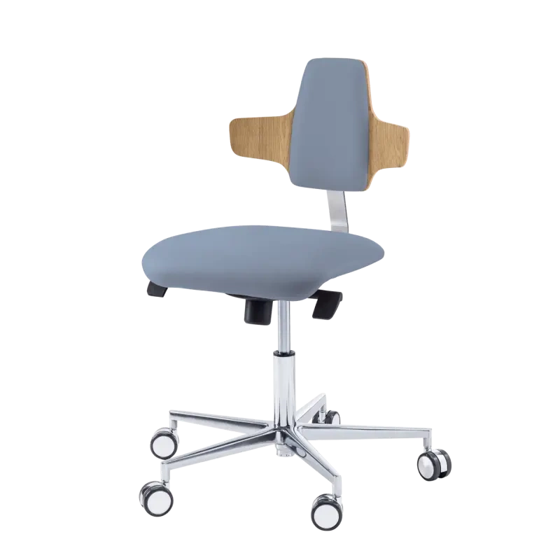 Krzesło podologiczne RUCK STOOL dynamic, napoleon, CPL Dąb, ocean 