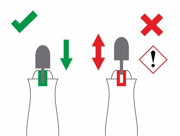 RUCK® jednorazowe kapturki MedCap do pedicure, Ø 5 mm / ziarn. 240 (1 szt.).