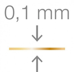 RUCK® GOLDSTADT PROFESSIONAL, "pasek", gr 0,10mm, rozm 17, 1szt.