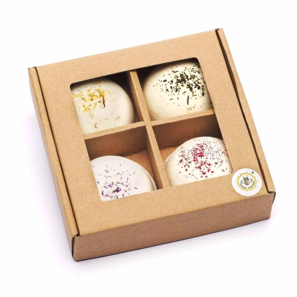 MIODOWA MYDLARNIA Zestaw kuli do kąpieli OWOCOWY