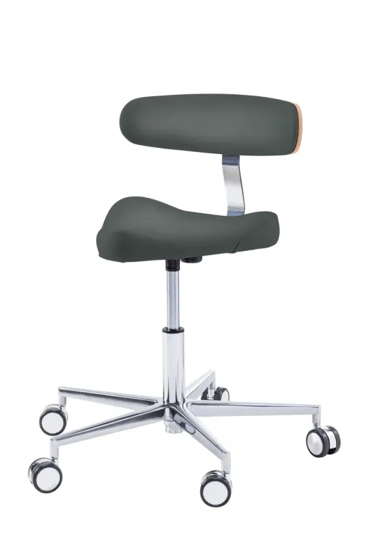 Krzesło podologiczne RUCK STOOL triangle, radius, CPL Biały, kamienny