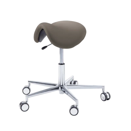 Taboret podologiczny RUCK STOOL saddle mocca długi podnośnik