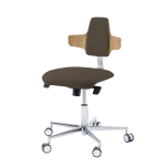 Krzesło podologiczne RUCK STOOL dynamic, napoleon, CPL Dąb, espresso 