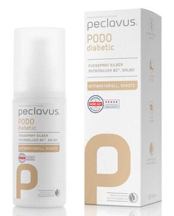 peclavus® PODOdiabetic spray do stóp z mikrosrebrem, 150 ml