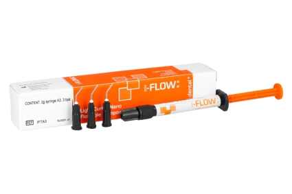 Kompozyt i-FLOW LC Nano do mocowania klamer ortonyksyjnych, kolor A3, 2 g