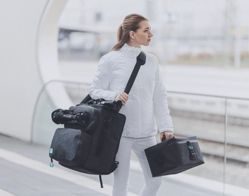 RUCK torba S z pojemnikiem solid Box L, Dark Granite, TPU