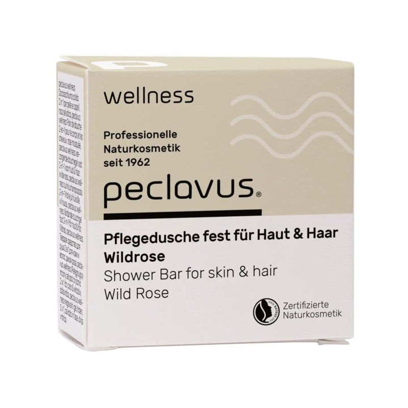 peclavus wellness Kostka do mycia ciała i włosów Dzika Róża 80 g