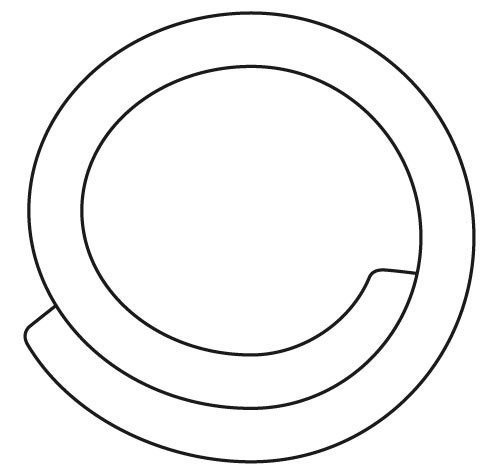 RUCK® rurki piankowe na odciążenia stóp, dwuwarstwowe, 21 mm, 10 szt.