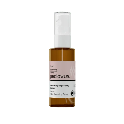 peclavus hand oczyszczająco pielęgnujący spray do rąk, cytrynowy, 50 ml