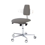 Krzesło podologiczne RUCK STOOL dynamic, napoleon, CPL Biały, kamienny 