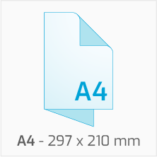 Druk ulotki składanej na pół do formatu A4, zadruk dwustronny (4/4)