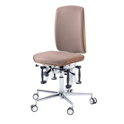 Krzesło zdrowotne RUCK STOOL Bioswing, CPL Orzech, taupe