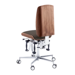 Krzesło zdrowotne RUCK STOOL Bioswing, CPL Orzech, espresso