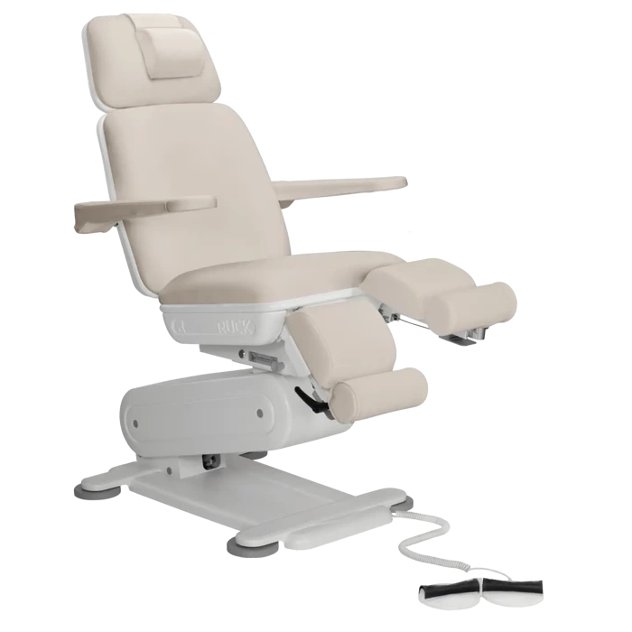 RUCK® Fotel podologiczny PODOLOG STELLA 3s Naturalny beż