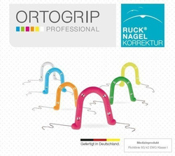 RUCK® NAGELKORREKTUR ORTOGRIP professional - klamra ortonyksyjna, rozm 6, 5 szt.