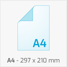 Druk ulotki format A4, zadruk dwustronny (4/4)