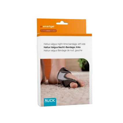 RUCK smartgel orteza na haluksy na noc, lewa, S/M, 2 szt.