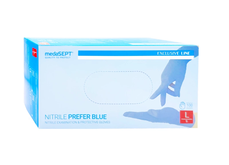 Medasept nitrile prefer rękawiczki nitrylowe L, 100 szt