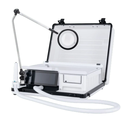 RUCK Nova Pro zestaw mobilny frezarka walizka lampa lupa Circle S mobile czarny