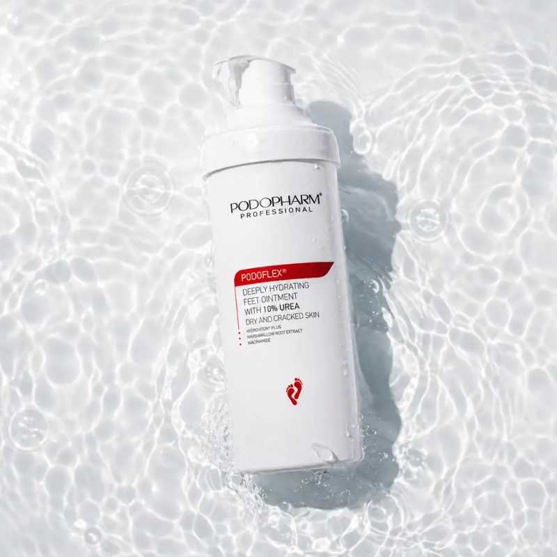 Podopharm PODOFLEX® maść do stóp z mocznikiem 10% głęboko nawilżająca 500 ml | NOWA FORMUŁA
