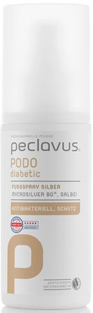 peclavus® PODOdiabetic spray do stóp z mikrosrebrem, 150 ml