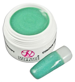 Żel kolorowy PROFI na paznokcie - paerl colour Turquoise treasure, 5g