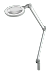 Daylight iQ LED lampa-lupa biała/szara