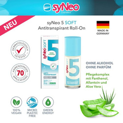 syNeo 5 SOFT, Vegan - 5 dniowy antyperspirant w kulce przeciw nadmiernej potliwości, 50 ml, 1 szt.