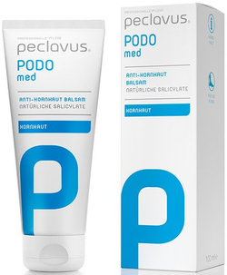 peclavus® PODOmed Anti-Hornhaut Balsam przeciw rogowaceniu skóry, naturalne salicylany, 100 ml