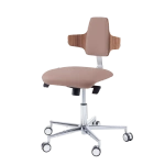 Krzesło podologiczne RUCK STOOL dynamic, napoleon, CPL Orzech, taupe 