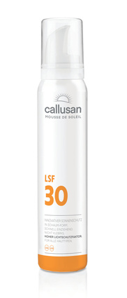 Callusan Mousse de Soleil SPF 30 krem z filtrem w piance 125 ml