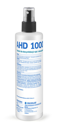 Medilab AHD 1000 płyn do higienicznej i chirurgicznej dezynfekcji rąk i skóry 250 ml