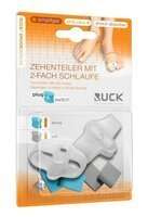 RUCK® smartgel plug+switch, separator międzypalcowy z dwoma otworami na palce większe + kliny, 2 komplety