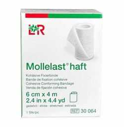 Mollelast® haft kohezyjny bandaż podtrzymujący 6 cm x 4 m, 1 rolka