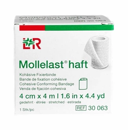 Mollelast® haft kohezyjny bandaż podtrzymujący 4 cm x 4 m, 1 rolka