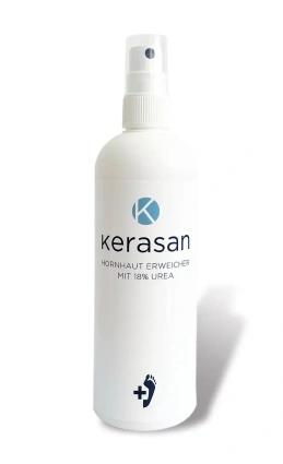 Kerasan spray do zmiękczania zrogowaciałego naskórka 18% mocznika 200 ml