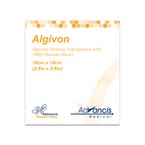 Algivon opatrunek alginianowy nasączony leczniczym miodem Manuka 10 cm x 10 cm