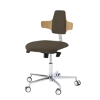 Krzesło podologiczne RUCK STOOL dynamic, napoleon, CPL Dąb, espresso