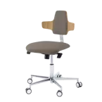 Krzesło podologiczne RUCK STOOL dynamic, napoleon, CPL Dąb, mocca