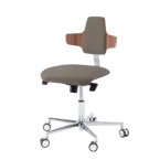 Krzesło podologiczne RUCK STOOL dynamic, napoleon, CPL Orzech, mocca