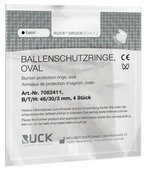 RUCK® basic, orteza filcowa krążki owalne, białe, 3 mm, 4 szt.