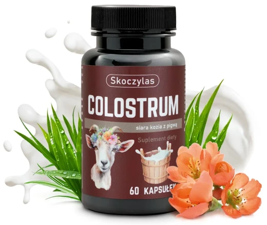 Colostrum siara kozia z pigwą, 60 kapsułek