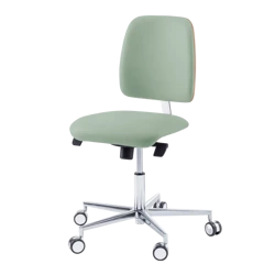 Krzesło podologiczne RUCK STOOL dynamic, comfort, CPL Biały, szałwia