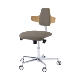 Krzesło podologiczne RUCK STOOL dynamic, napoleon, CPL Dąb, mocca 