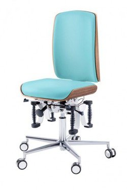 Krzesło zdrowotne PODOLOG® STOOL Bioswing, Nussbaum-Mint