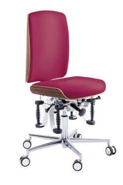 Krzesło zdrowotne PODOLOG® STOOL Bioswing, Nussbaum-Orchidee