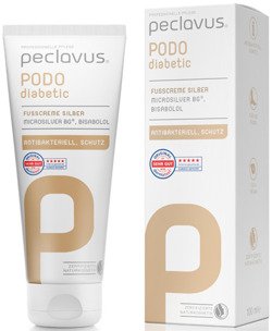 peclavus® PODOdiabetic krem do stóp z mikrosrebrem, 100 ml